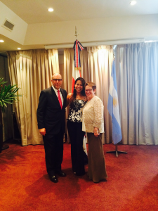 Embajador de Costa Rica y esposa