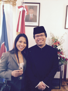 Embajador de Indonesia Jonny Sinaga